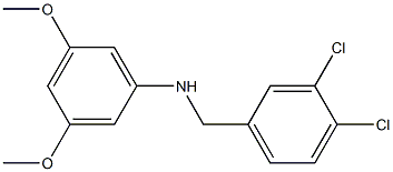 N-[(3,4-dichlorophenyl)methyl]-3,5-dimethoxyaniline Structure