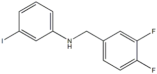 N-[(3,4-difluorophenyl)methyl]-3-iodoaniline Structure