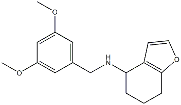 N-[(3,5-dimethoxyphenyl)methyl]-4,5,6,7-tetrahydro-1-benzofuran-4-amine