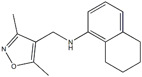 N-[(3,5-dimethyl-1,2-oxazol-4-yl)methyl]-5,6,7,8-tetrahydronaphthalen-1-amine Struktur