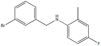 N-[(3-bromophenyl)methyl]-4-fluoro-2-methylaniline