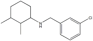 N-[(3-chlorophenyl)methyl]-2,3-dimethylcyclohexan-1-amine Structure