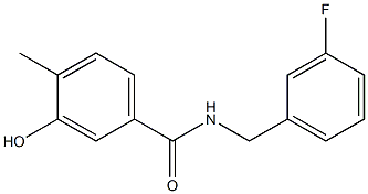 N-[(3-fluorophenyl)methyl]-3-hydroxy-4-methylbenzamide