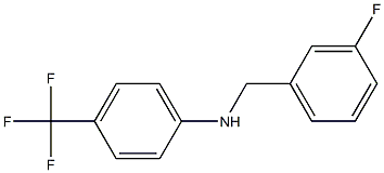  N-[(3-fluorophenyl)methyl]-4-(trifluoromethyl)aniline