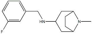 N-[(3-fluorophenyl)methyl]-8-methyl-8-azabicyclo[3.2.1]octan-3-amine