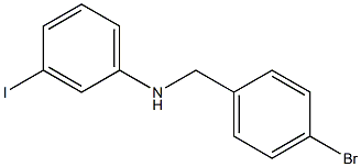 N-[(4-bromophenyl)methyl]-3-iodoaniline