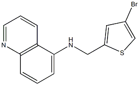 N-[(4-bromothiophen-2-yl)methyl]quinolin-5-amine|