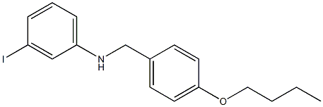 N-[(4-butoxyphenyl)methyl]-3-iodoaniline Structure