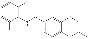  N-[(4-ethoxy-3-methoxyphenyl)methyl]-2,6-difluoroaniline