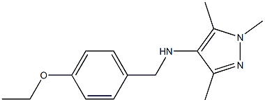  N-[(4-ethoxyphenyl)methyl]-1,3,5-trimethyl-1H-pyrazol-4-amine