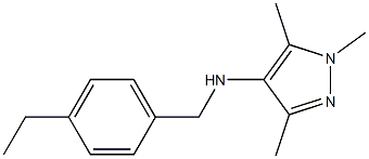  N-[(4-ethylphenyl)methyl]-1,3,5-trimethyl-1H-pyrazol-4-amine