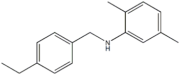 N-[(4-ethylphenyl)methyl]-2,5-dimethylaniline Structure