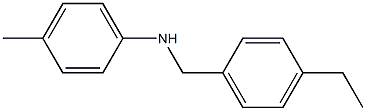 N-[(4-ethylphenyl)methyl]-4-methylaniline Struktur