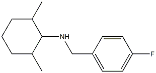 N-[(4-fluorophenyl)methyl]-2,6-dimethylcyclohexan-1-amine Structure