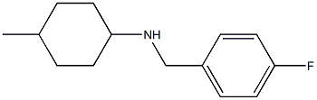 N-[(4-fluorophenyl)methyl]-4-methylcyclohexan-1-amine Structure