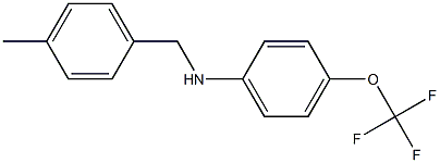 N-[(4-methylphenyl)methyl]-4-(trifluoromethoxy)aniline