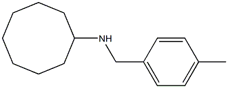 N-[(4-methylphenyl)methyl]cyclooctanamine Structure