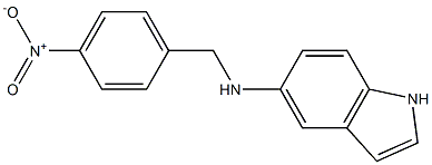 N-[(4-nitrophenyl)methyl]-1H-indol-5-amine Structure