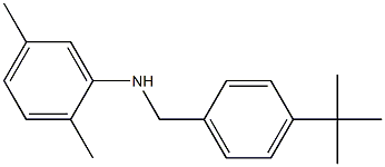 N-[(4-tert-butylphenyl)methyl]-2,5-dimethylaniline Structure