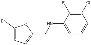  N-[(5-bromofuran-2-yl)methyl]-3-chloro-2-fluoroaniline