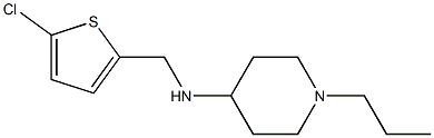 N-[(5-chlorothiophen-2-yl)methyl]-1-propylpiperidin-4-amine 结构式