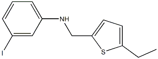 N-[(5-ethylthiophen-2-yl)methyl]-3-iodoaniline 结构式