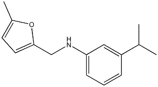  N-[(5-methylfuran-2-yl)methyl]-3-(propan-2-yl)aniline