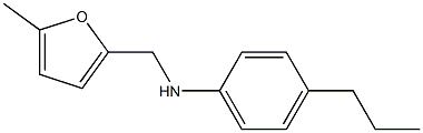 N-[(5-methylfuran-2-yl)methyl]-4-propylaniline Struktur
