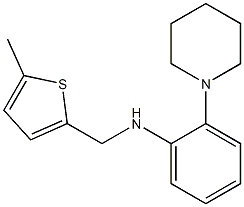 N-[(5-methylthiophen-2-yl)methyl]-2-(piperidin-1-yl)aniline