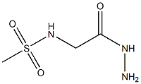 N-[(hydrazinecarbonyl)methyl]methanesulfonamide Structure