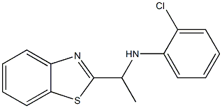 N-[1-(1,3-benzothiazol-2-yl)ethyl]-2-chloroaniline Struktur