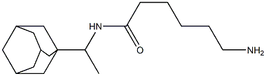 N-[1-(1-adamantyl)ethyl]-6-aminohexanamide,,结构式