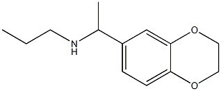 N-[1-(2,3-dihydro-1,4-benzodioxin-6-yl)ethyl]-N-propylamine Structure