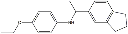 N-[1-(2,3-dihydro-1H-inden-5-yl)ethyl]-4-ethoxyaniline Structure