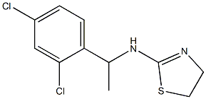 N-[1-(2,4-dichlorophenyl)ethyl]-4,5-dihydro-1,3-thiazol-2-amine Structure