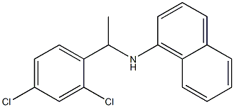 N-[1-(2,4-dichlorophenyl)ethyl]naphthalen-1-amine Structure