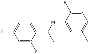 N-[1-(2,4-difluorophenyl)ethyl]-2-fluoro-5-methylaniline