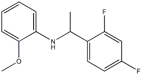 N-[1-(2,4-difluorophenyl)ethyl]-2-methoxyaniline Struktur