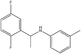 N-[1-(2,5-difluorophenyl)ethyl]-3-methylaniline|