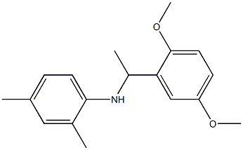  N-[1-(2,5-dimethoxyphenyl)ethyl]-2,4-dimethylaniline