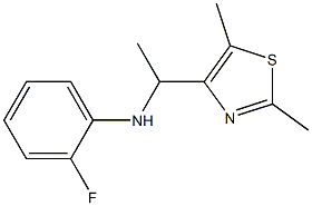 N-[1-(2,5-dimethyl-1,3-thiazol-4-yl)ethyl]-2-fluoroaniline