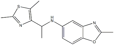 N-[1-(2,5-dimethyl-1,3-thiazol-4-yl)ethyl]-2-methyl-1,3-benzoxazol-5-amine