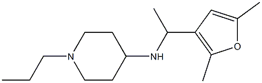 N-[1-(2,5-dimethylfuran-3-yl)ethyl]-1-propylpiperidin-4-amine
