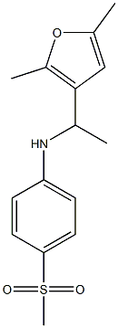 N-[1-(2,5-dimethylfuran-3-yl)ethyl]-4-methanesulfonylaniline