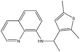N-[1-(2,5-dimethylthiophen-3-yl)ethyl]quinolin-8-amine 结构式