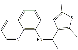 N-[1-(2,5-dimethylthiophen-3-yl)ethyl]quinolin-8-amine Structure