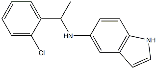 N-[1-(2-chlorophenyl)ethyl]-1H-indol-5-amine|