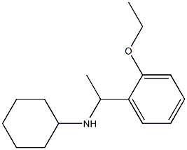 N-[1-(2-ethoxyphenyl)ethyl]cyclohexanamine,,结构式