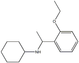 N-[1-(2-ethoxyphenyl)ethyl]cyclohexanamine Struktur