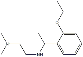 N'-[1-(2-ethoxyphenyl)ethyl]-N,N-dimethylethane-1,2-diamine 结构式